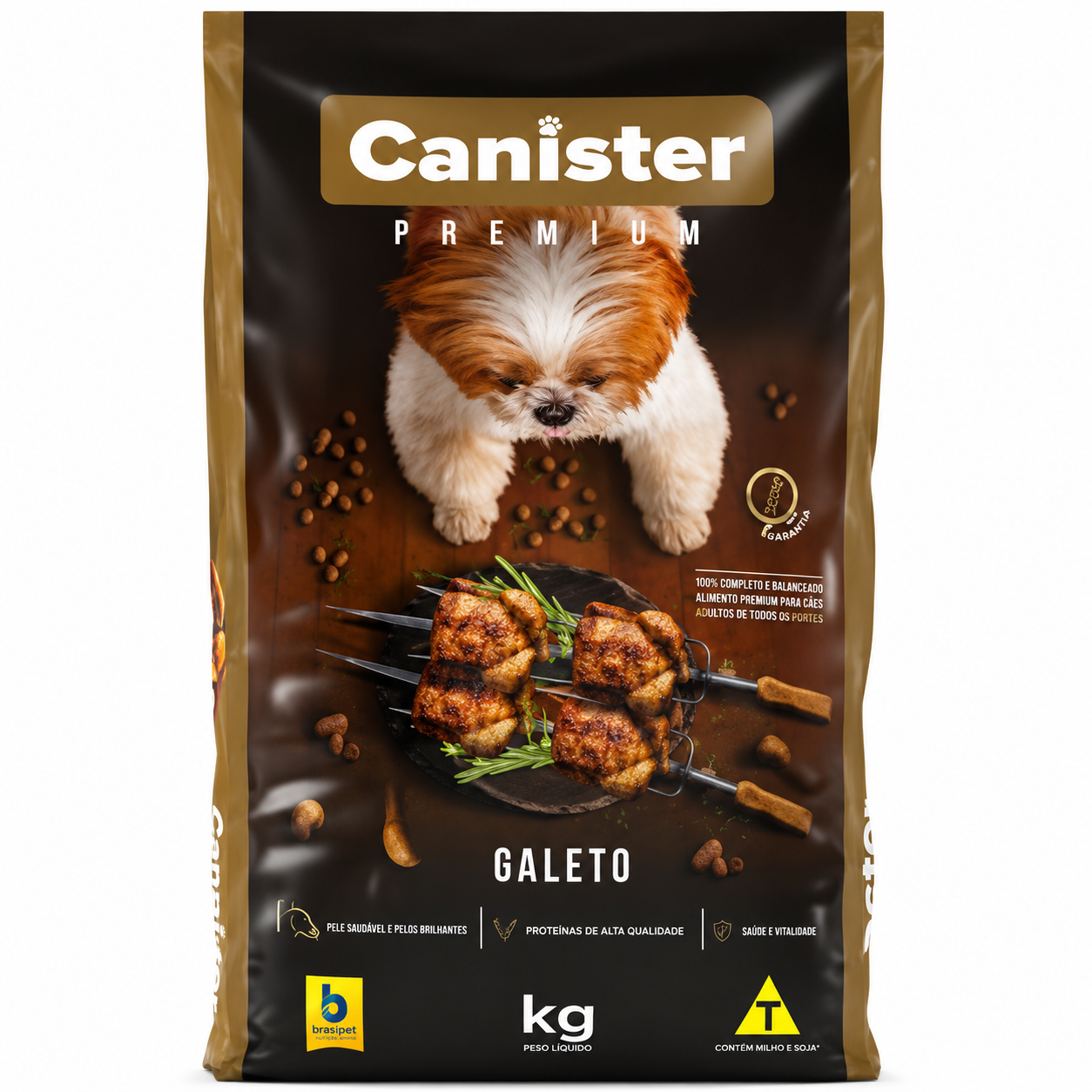 Ração Canister Premium Cão Adulto Galeto 10kg