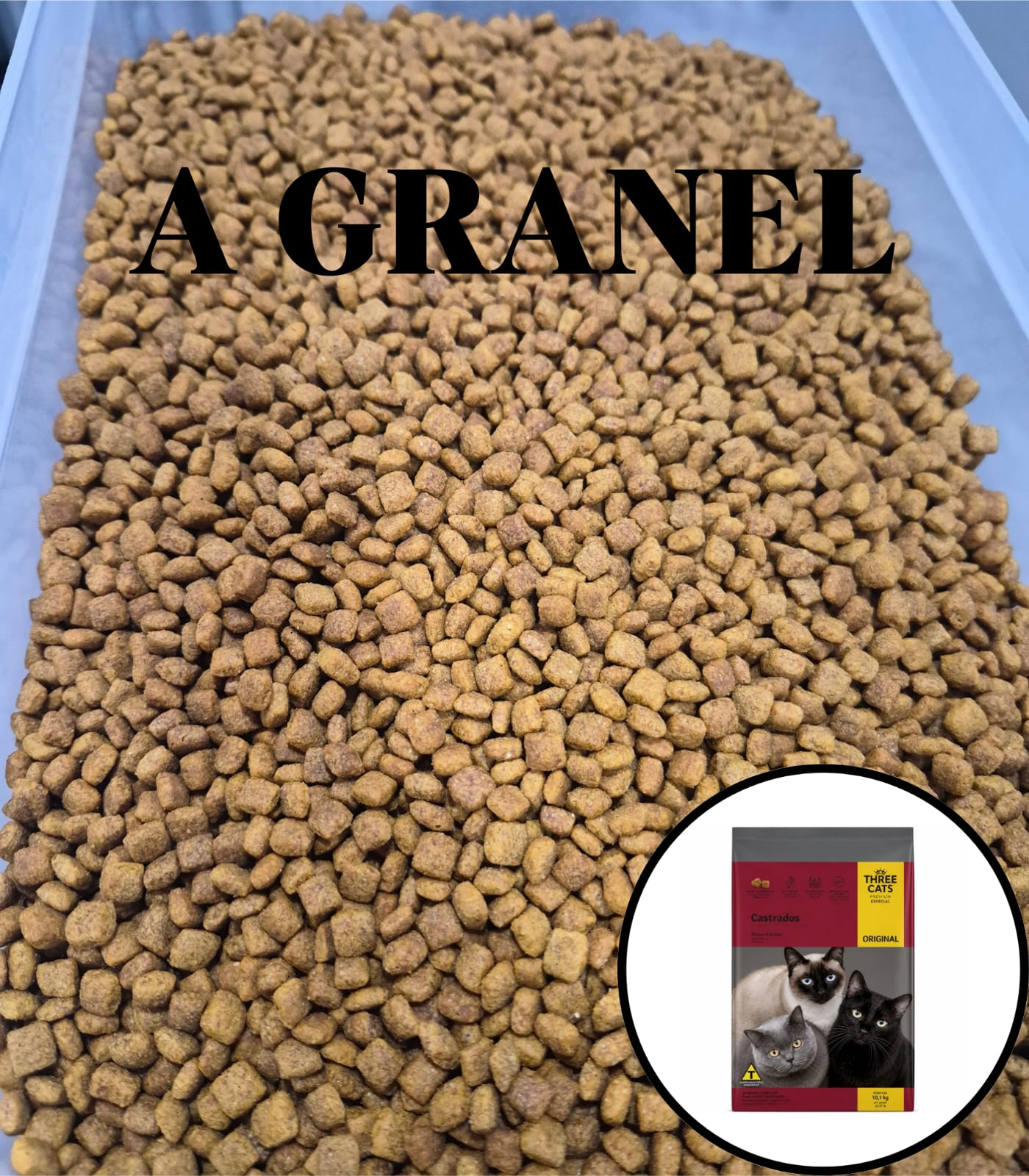 A Granel Three Cats Castrados Carne 1kg