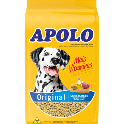 Ração Apolo Original Cães Adultos Carne e Cereais 20kg