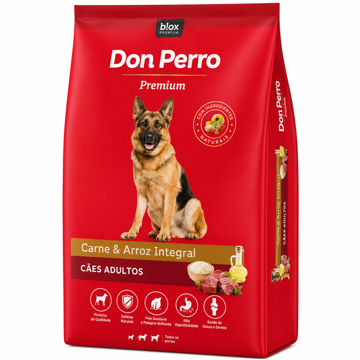 Ração Don Perro Premium Cão Adulto Carne e Arroz 25kg