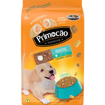 Ração Primocão Cão Filhote Carne e Leite 10,1kg