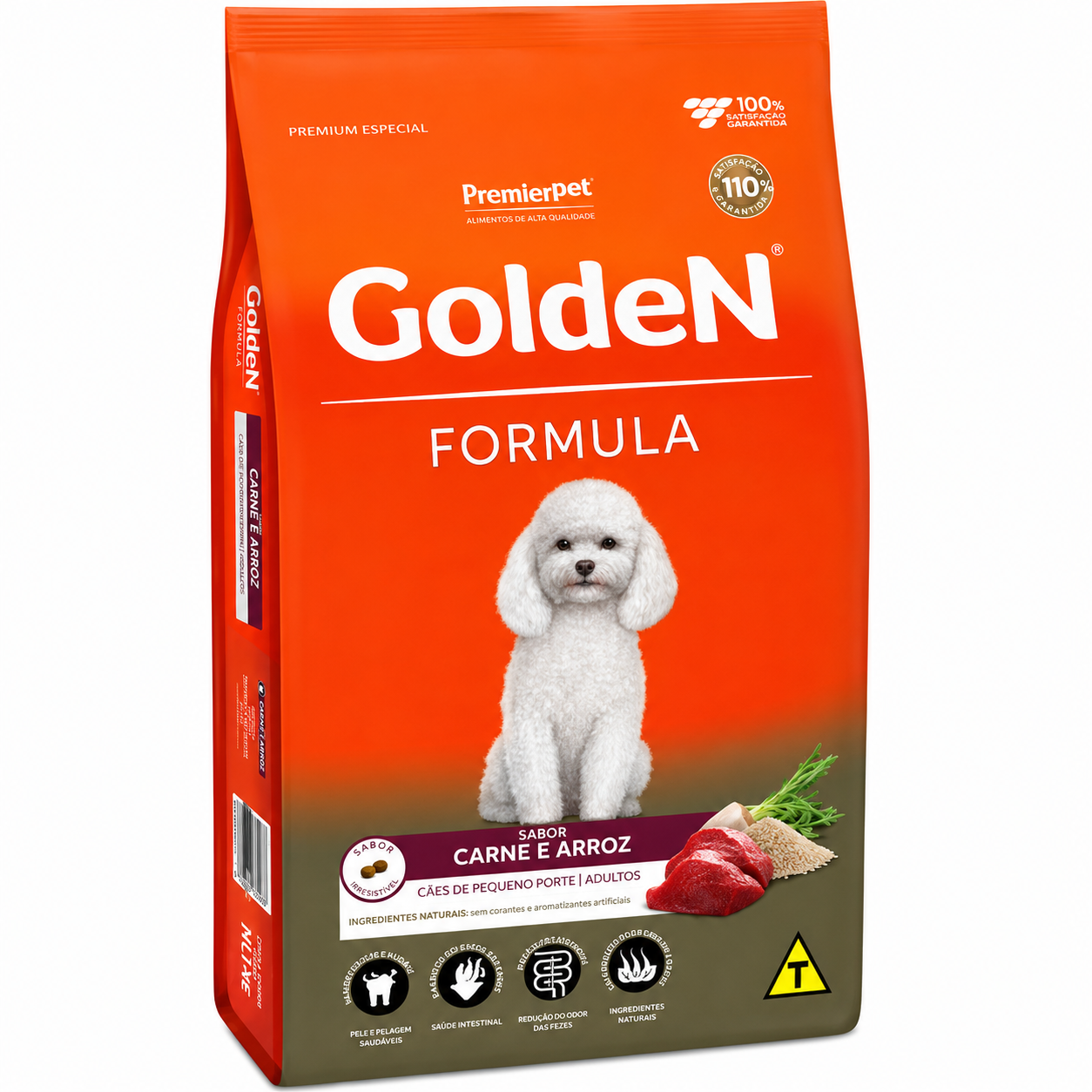 Ração Golden Formula Cães Adultos Raças Pequenas Carne e Arroz Mini Bits 10,1 kg