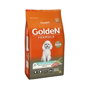 Ração Golden Fórmula Cães Adultos Raças Pequenas Frango e Arroz Mini Bits 10,1 kg
